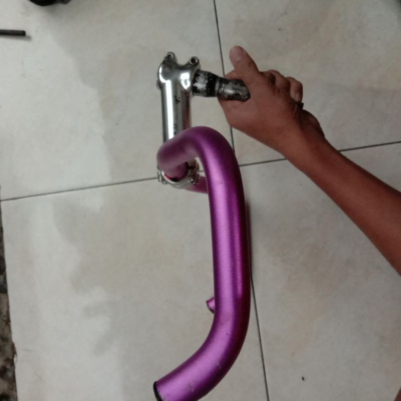 BARSET NON OS Stang bullhorn alloy stem uno +adaptor