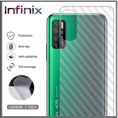 Back Skin Carbon Infinix Note 7 Lite - Skin Carbon Infinix Note 7 Lite - SC