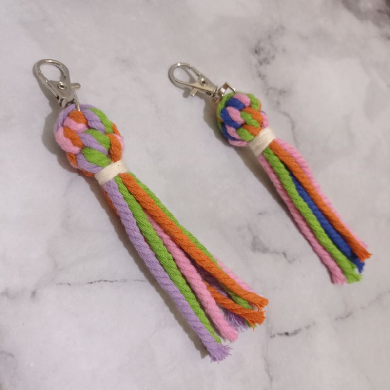 Tassel Macrame | Keychain Macrame | Souvenir Gantungan kunci