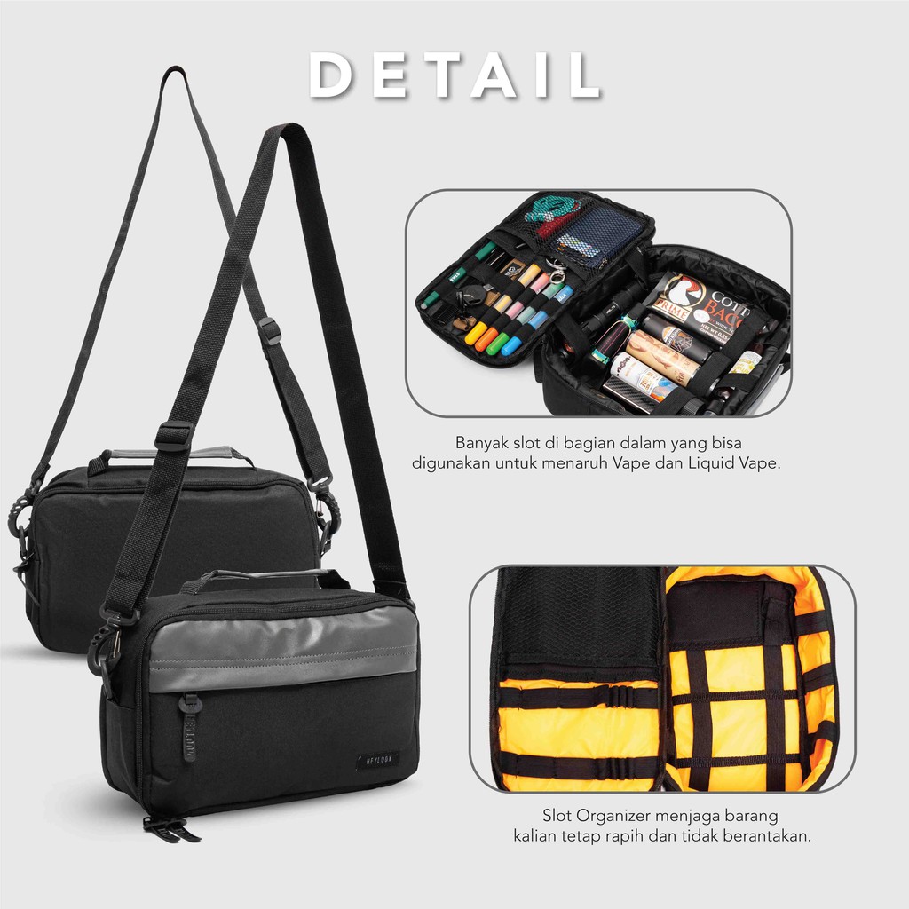 HEYLOOK Project - Tas Selempang Pria Sling Bag FOSTER Waist Bag Organizer Bag Distro Pria