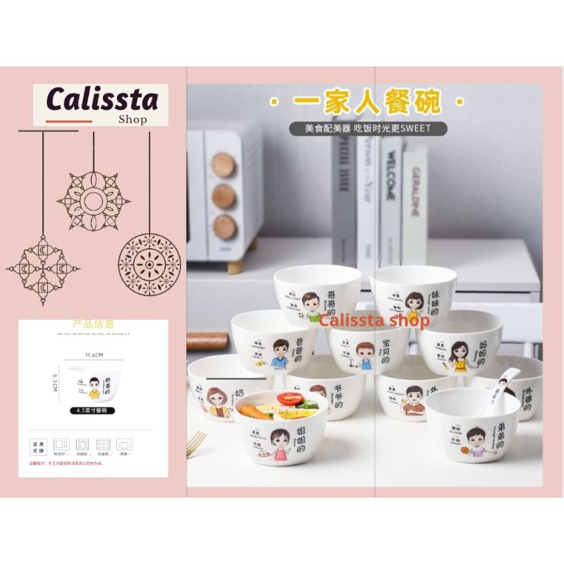 Mangkok Keramik Kecil Jepang Nasi Cereal sup Oven Safe Microwave Kukus/mangkok anggota keluarga