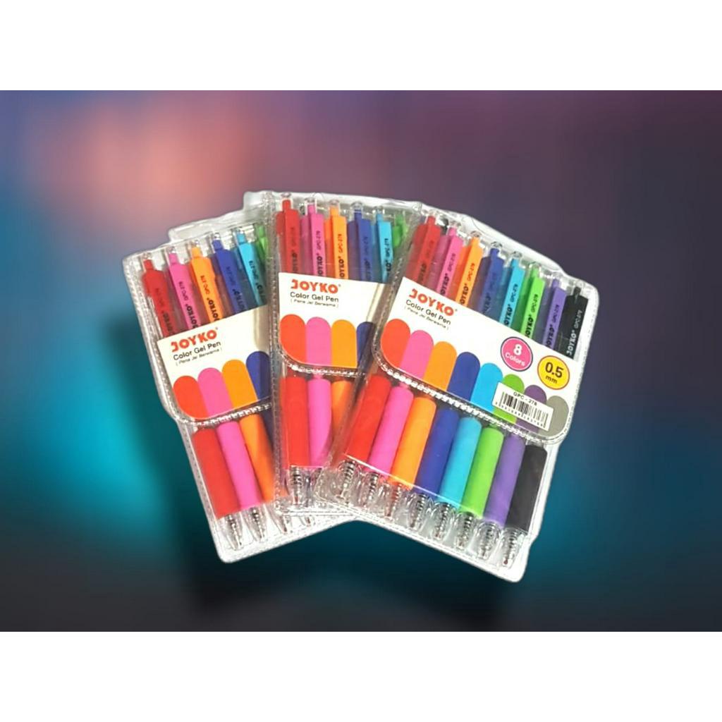 

Pulpen Gel 8 Warna JK Gpc-278