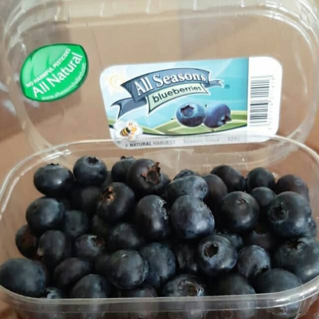 

Blueberries Organic All Seasons 125gr