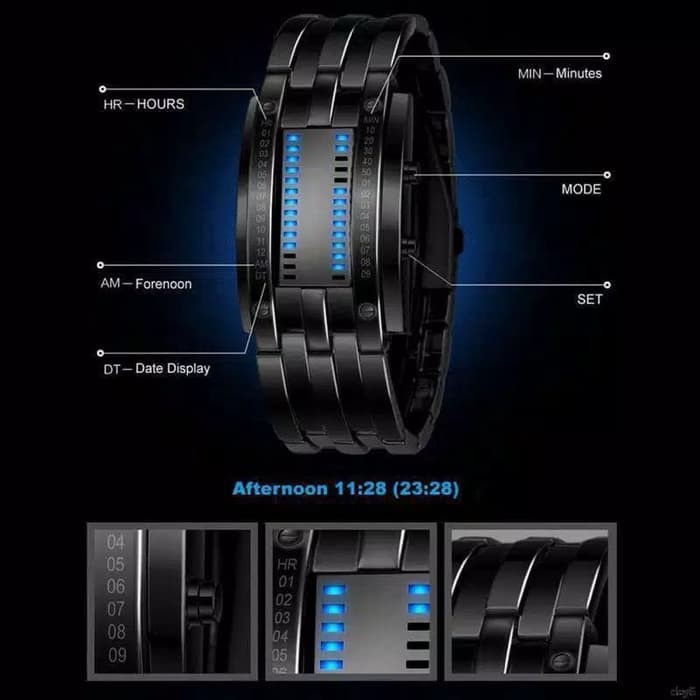 JAM TANGAN PRIA WANITA LED SPORTS PREMIUM IMPORT BERKUALITAS TIPE 3