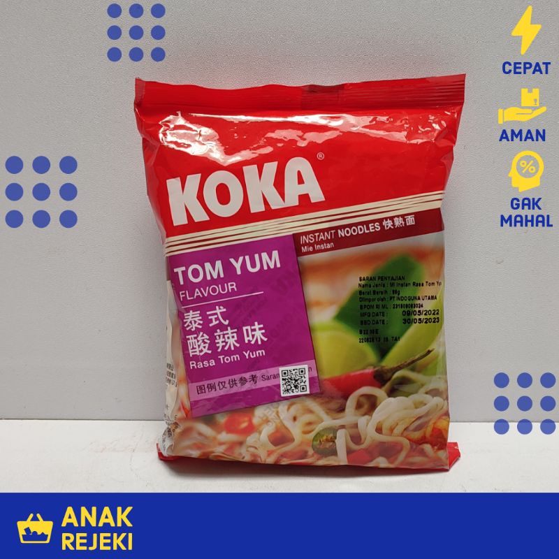 

KOKA Tom Yum Instant Noodles 85g - Mie Instan Tomyum Tomyam Tom Yam