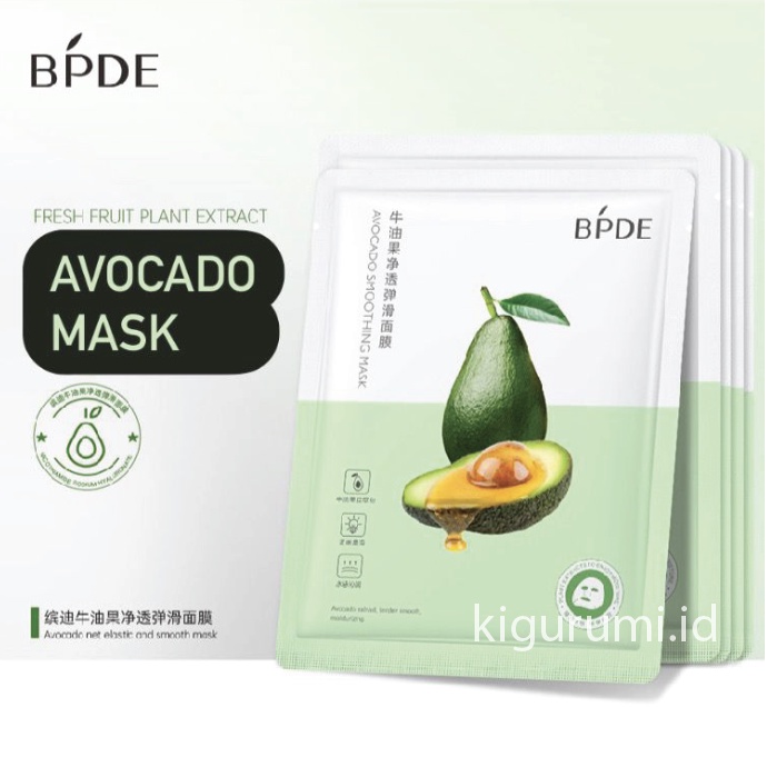 BPDE Fruit Mask Natural Facial Sheet Mask Masker Wajah Buah EM036