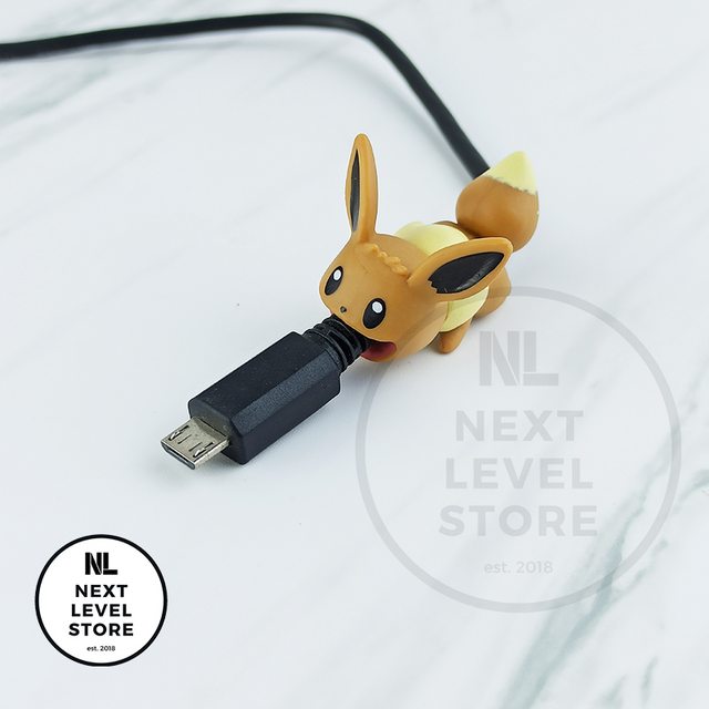 Eevee Pokemon 3D Series Cable Bite Pelindung Kabel Protection