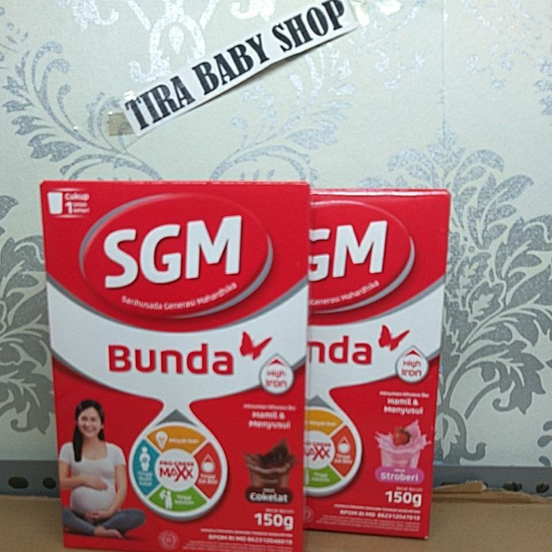 SGM Bunda Rasa Coklat dan Stroberi 150gram Exp 2026