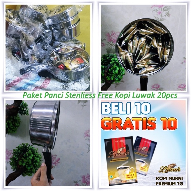 PAKET HEMAT MURAH PANCI SUSU / PANCI MASAK MIE BANDLE KOPI LUWAK