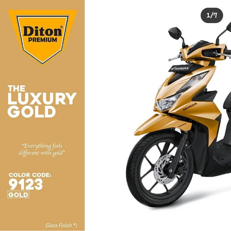 CAT SEMPROT DITON PREMIUM GOLD 9123