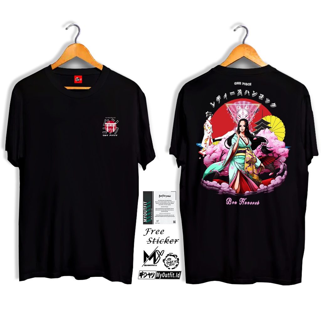 My Outfit.Id Kaos One Piece Queen Pirates Shichibukai Kaizoku Jotei Boa Hankokku Original Clothing B