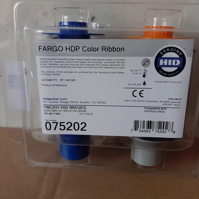 EKTP | E-KTP | E KTP RIBBON YMCKH PN 75202 PRINTER KARTU FARGO HDP5000