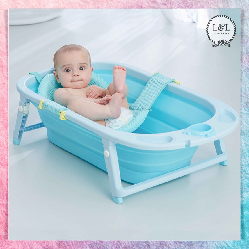 Jaring Alas Duduk Bak Mandi Bayi Baby Bath Bed Bath Tub Seat Net