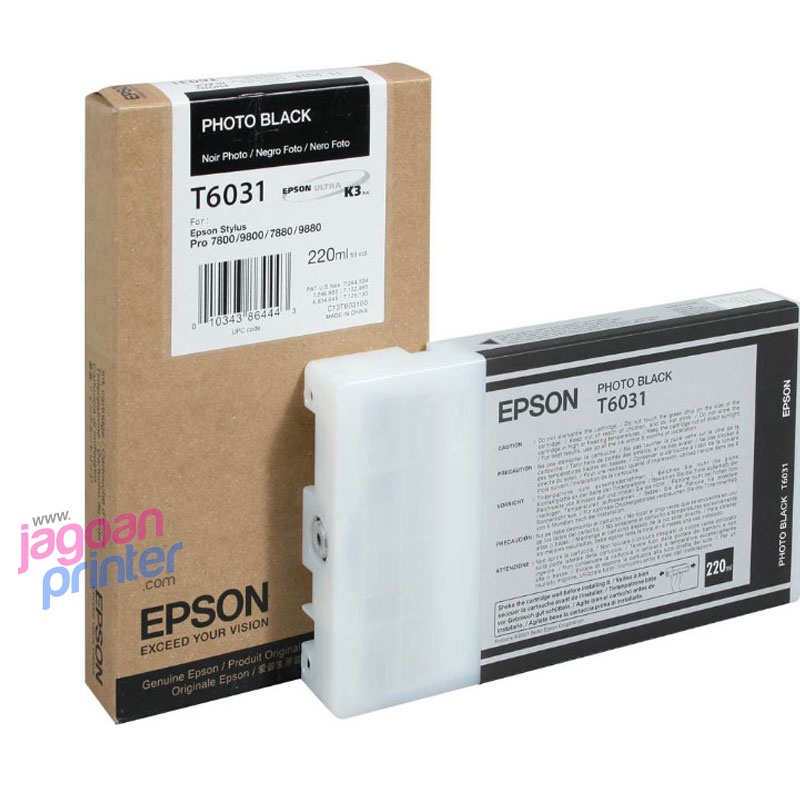 EPSON T6031 Ink Cartridges (C13T603100) For Stylus Pro 7880/9880/7800