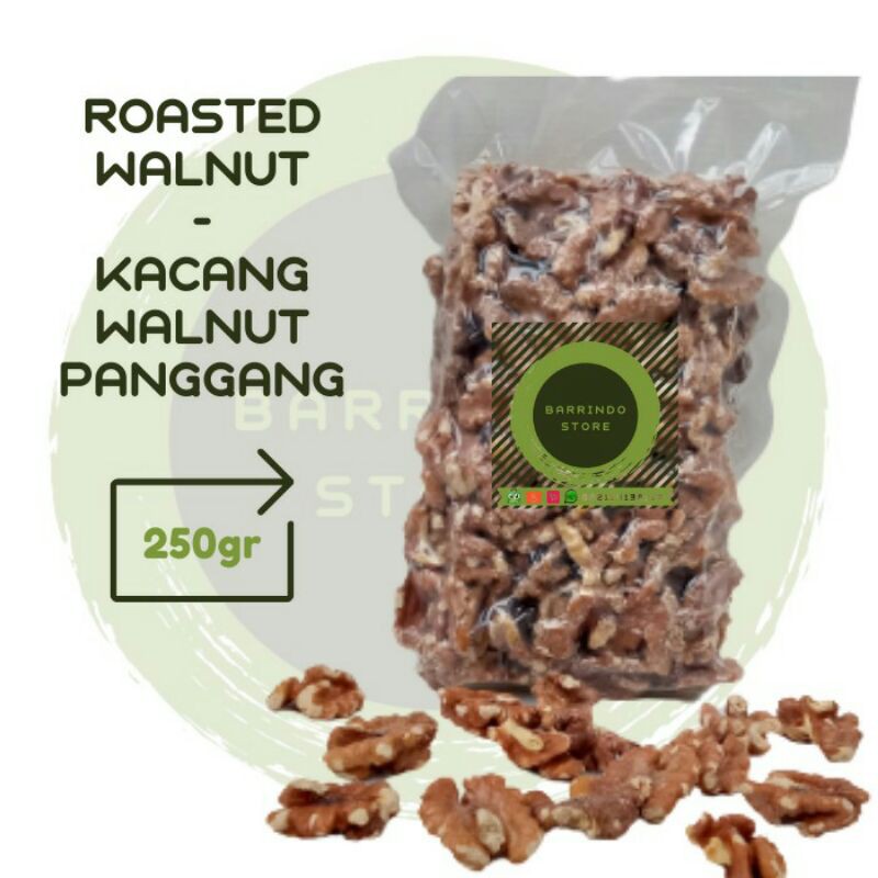 

Kacang Walnut Panggang 250gr Roasted Walnut