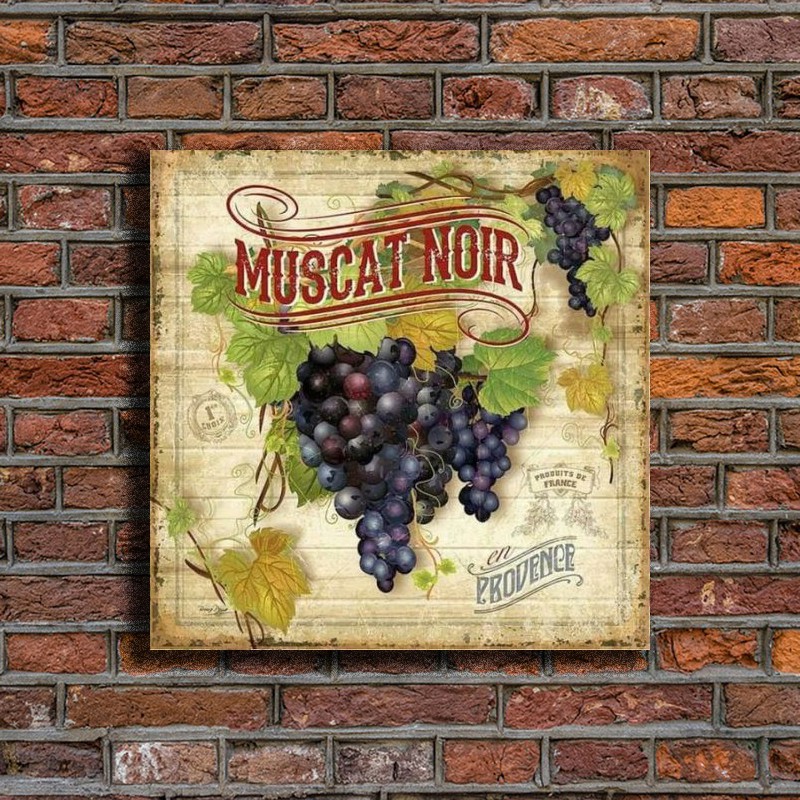 Hiasan Dinding Dapur Lukisan Buah Anggur