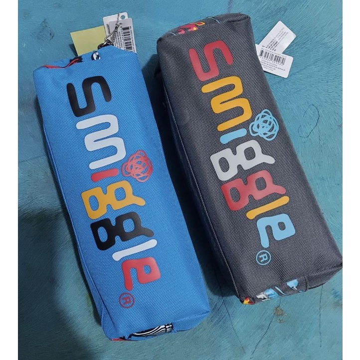 Jual Smiggle Peppy Pencil Case Twin Zip Blue Dino Grey Game Over Tempat