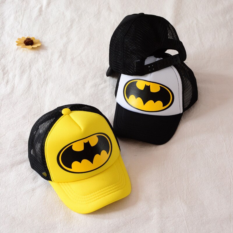 Topi Baseball Adjustable Motif Batman Untuk Anak Laki-Laki  Perempuan 2-7 Tahun