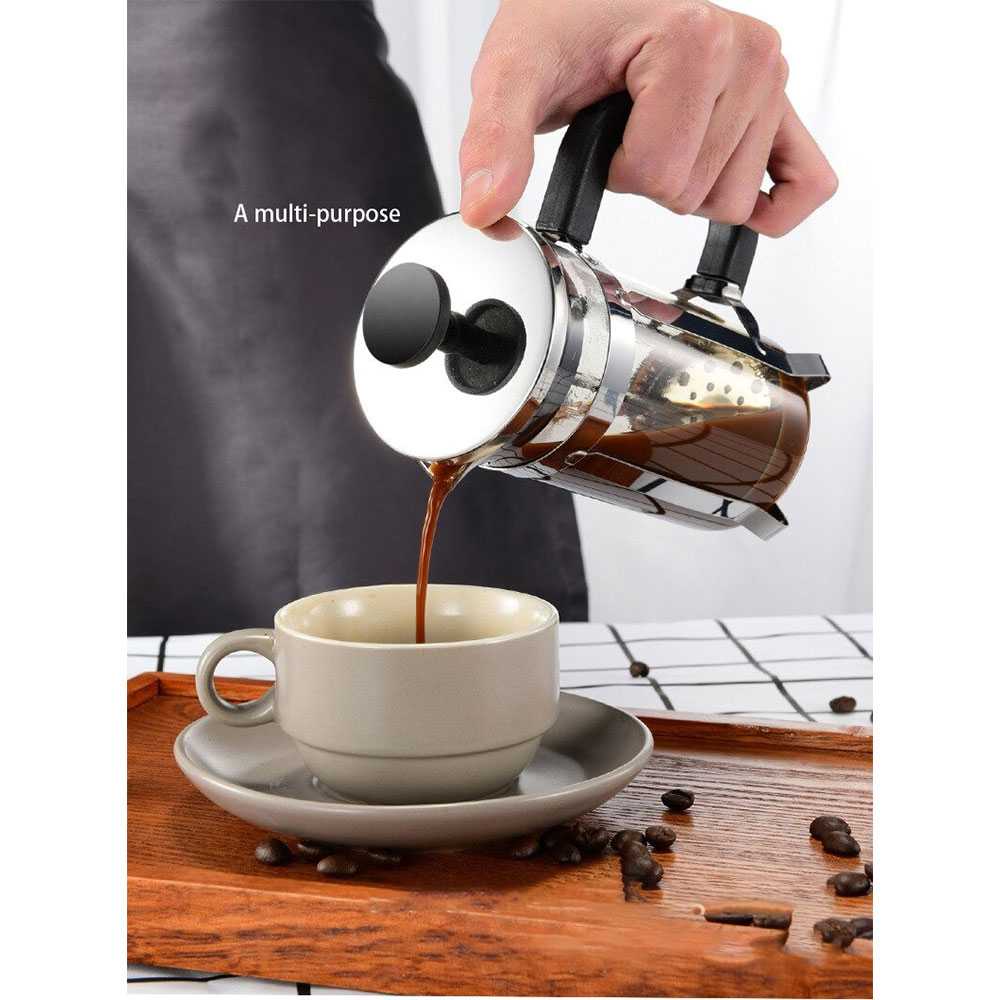 TD-AI Hoodakang French Press Coffee Maker Pot 350 ml - HKD510