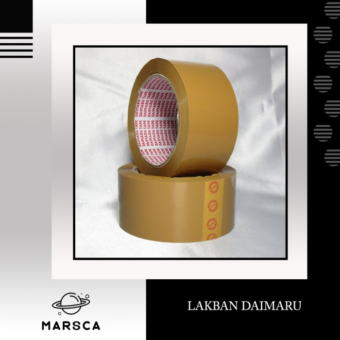 

Bergaransi Lakban Daimaru Tape Isolasi Cokelat 2 Inch X 90 Yard Terbatas
