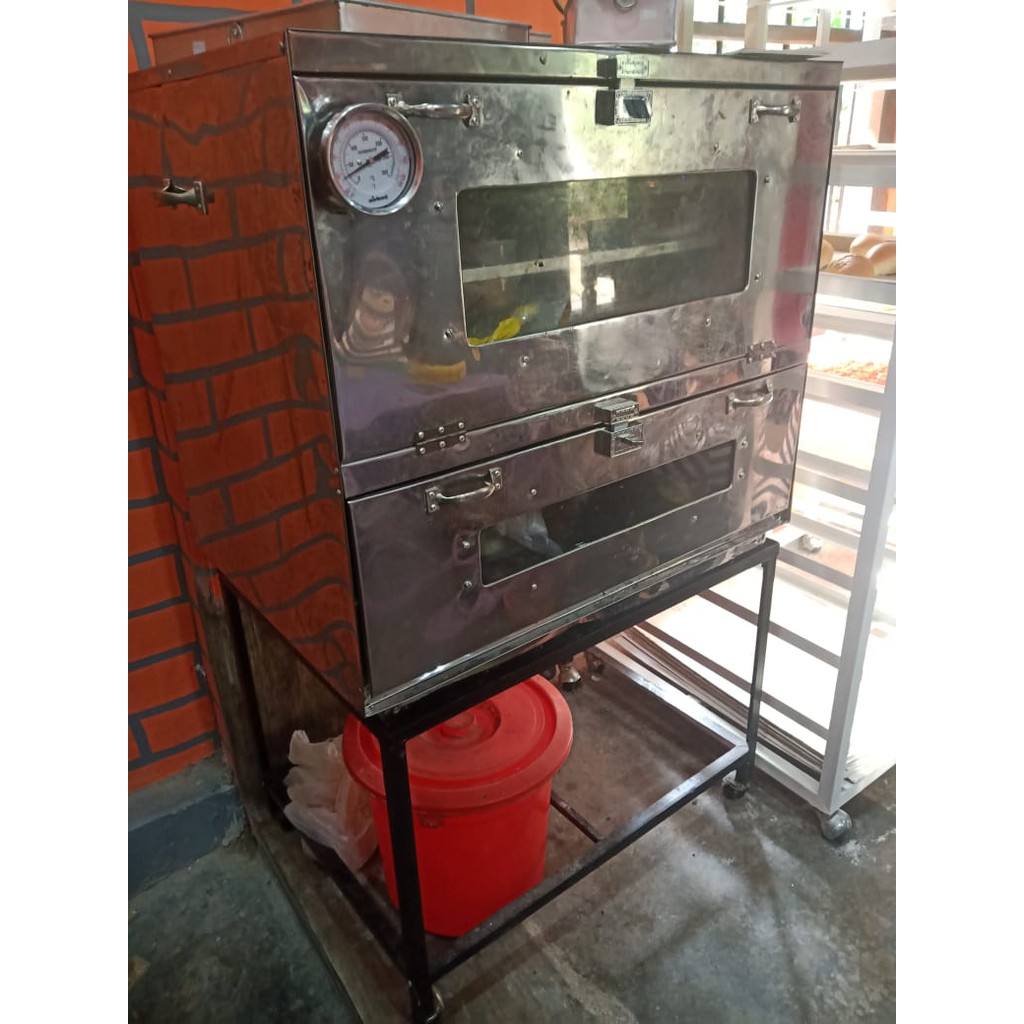 Oven Gas Dua Deck Second 60x76x55cm