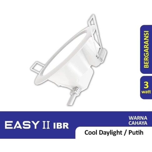 Lampu Downlight LED Hannochs Easy II IBR 3 Watt Ceiling Lamp - Putih