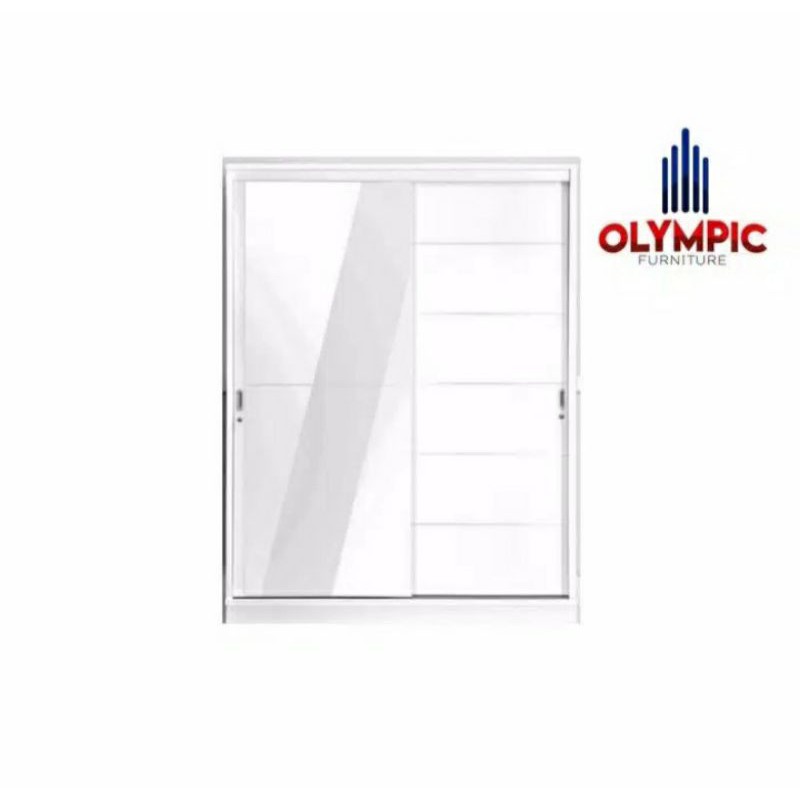 Lemari pakaian 2 pintu sliding Olympic WSD Palazio