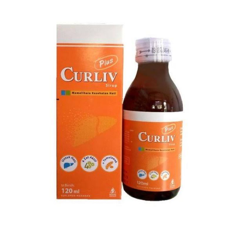 

curliv plus for liver syrup syr sirup 120ml 120 ml / botol