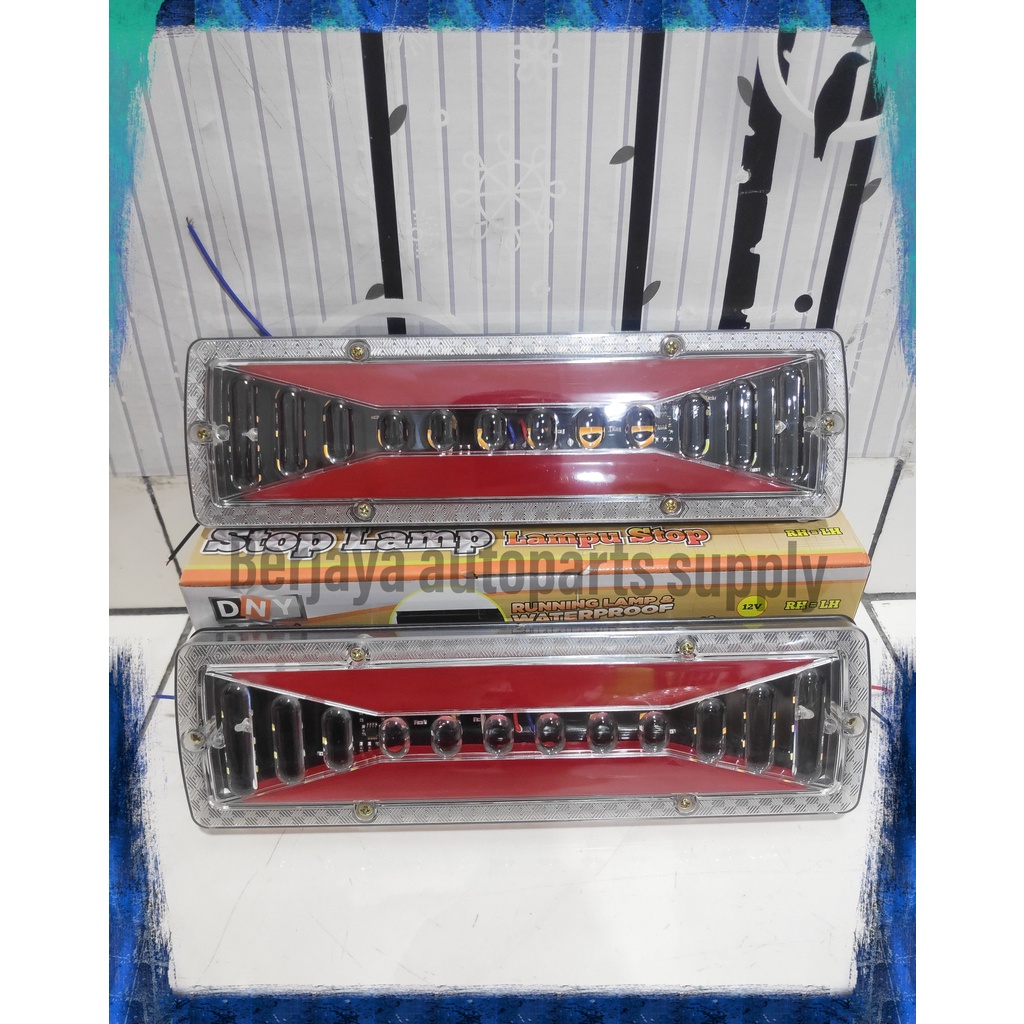 Lampu Stop Universal sen Running 12V/Lampu Rem Belakang Mobil Pickup/L300 /carry/Kijang/katana