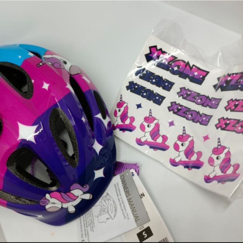 XZone Helm Sepeda Anak Unicorn