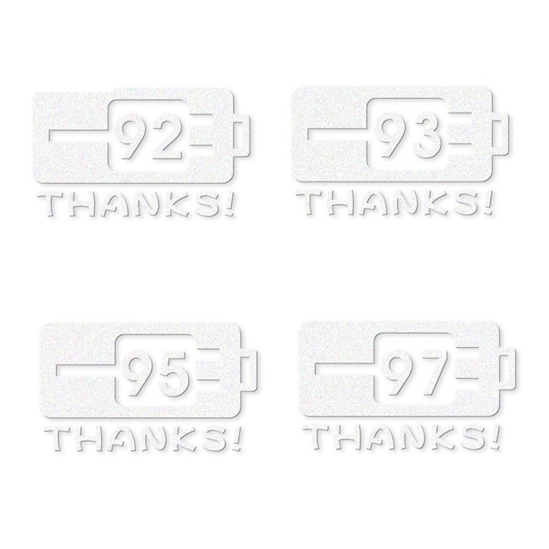 92 93 95 97 Stiker Penutup Tangki Bensin / Pintu Mobil