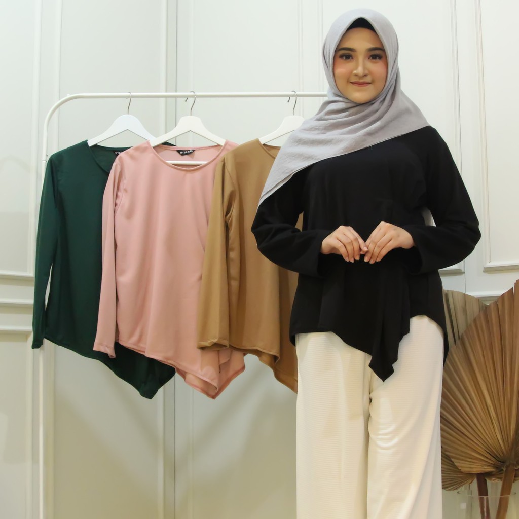 FRIVILLIG I SENNA INNA TOPS I PAKAIAN I ATASAN MUSLIM I FASHION HIJAB I CASUAL I STYLE REMAJA
