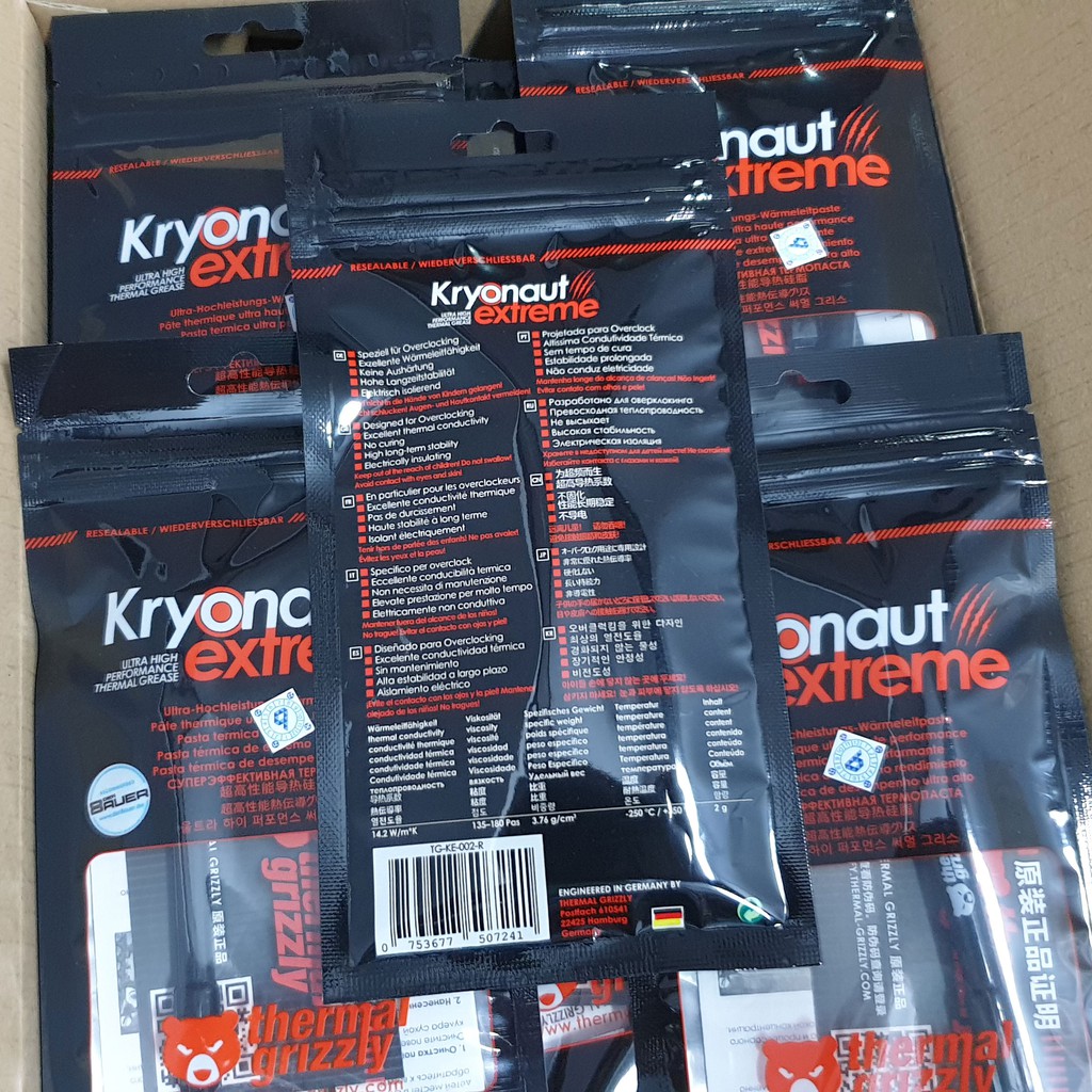 Thermal Grizzly Kryonaut EXTREME Thermal Paste 2 Gram