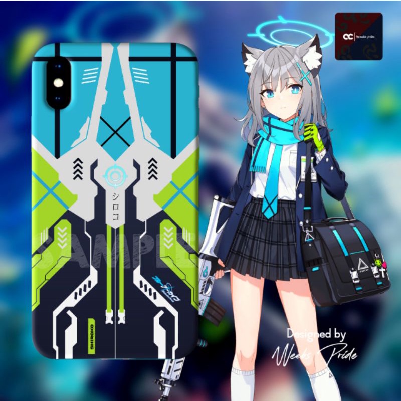 Phone Case Blue Archive - Shiroko - Weebspride