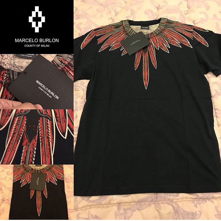 Marcelo Burlon Black Red MIRROR QUALITY