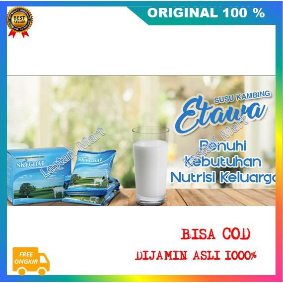 

[BISA COD] Sky Goat Susus Kambing Etawa 100% BPOM Original