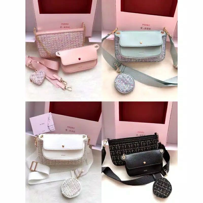 pedro gift set / tas set / paket tas