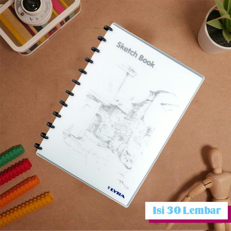 

LYRA Buku Sketsa Ukuran A4 30 Lembar Sketch Book Binder Buku Bergambar LYR-9210260