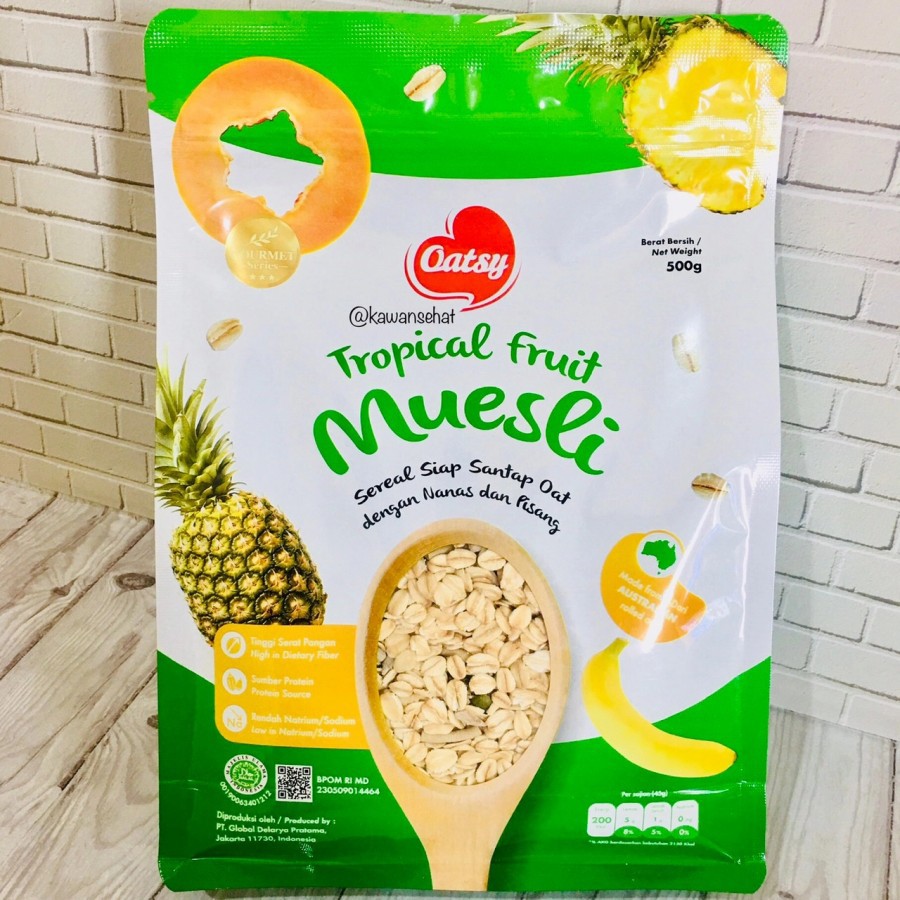 

Oatsy Muesli Tropical Fruit 500g