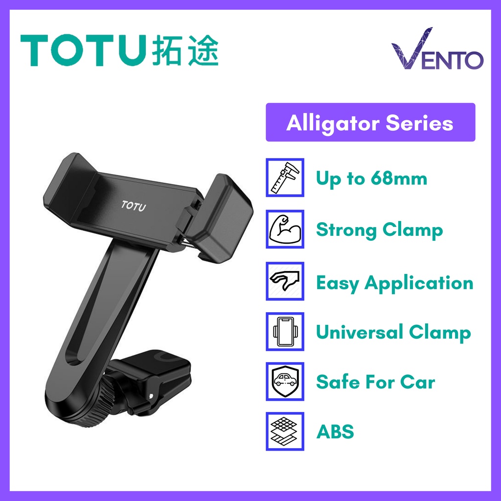 TOTU Car Phone Holder AC Air Vent Dudukan Univrsal HP Mobil Jepitan AC