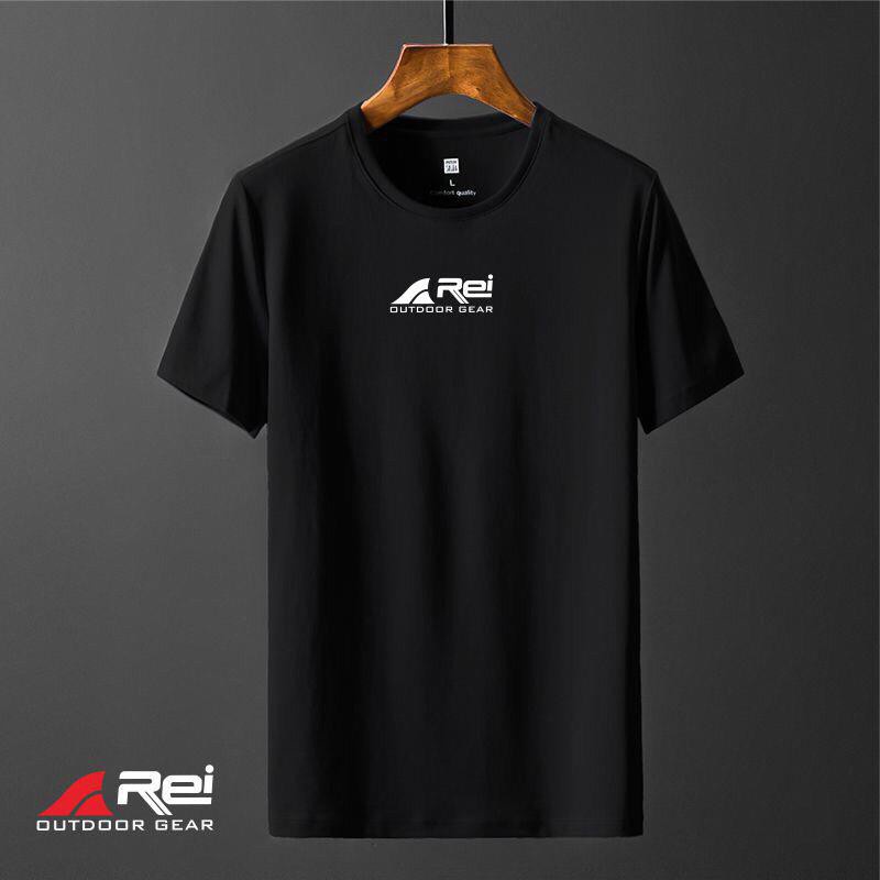 Tshirt Baju Kaos Distro Rei logo Tengah / Kaos Distro Pria Wanita