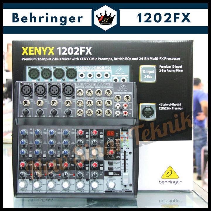 Jual Mixer Behringer Xenyx 1202Fx 12 Inputs Authorized Dealer
