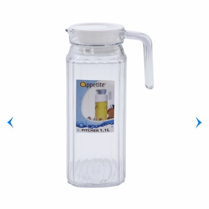 Pitcher appetite 1,1 Ltr / Teko Air / Water Jug / Botol Minyak 1 Ltr