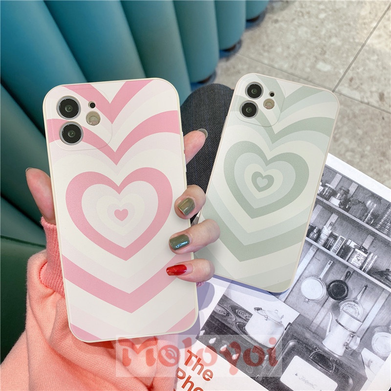 Case Motif Hati Warna Gradasi Untuk Oppo A95 A54 Reno 6 A74 A15 A15S A16 A7 A5S A12 A5 A9 A3S A12E A35 A31 A52 A92 5F