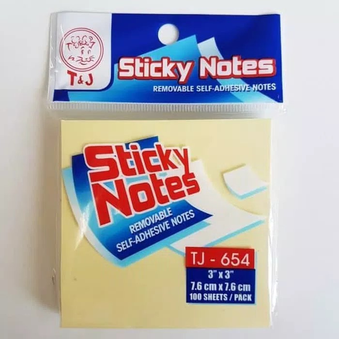 

T&J Labels Sticky Notes TJ - 654