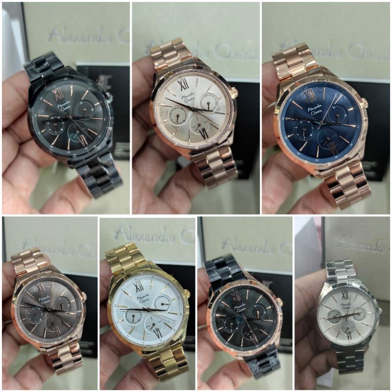 JAM TANGAN WANITA ALEXANDRE CHRISTIE AC 2796 LADIES AC 2796 ORI NEW