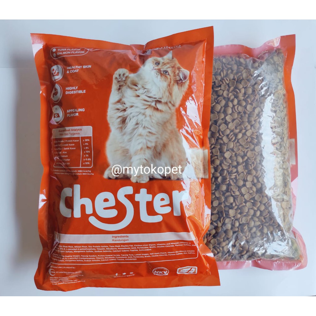 CHESTER Makanan Kucing 1KG Setara BOLT