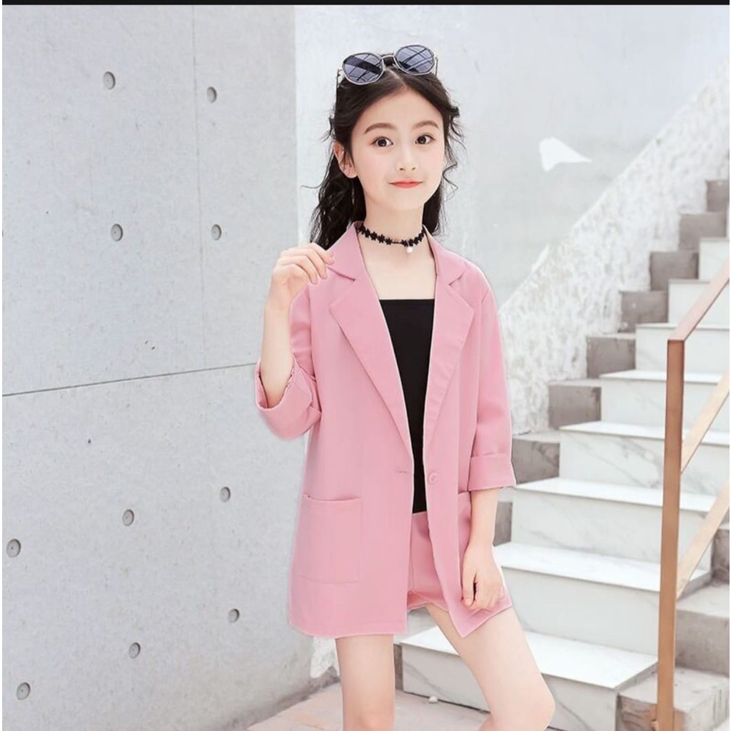 INV - SETELAN 3IN1 SUZUKA / SETELAN ANAK / COMBI BLAZER / TERBARU / TERPOPULER