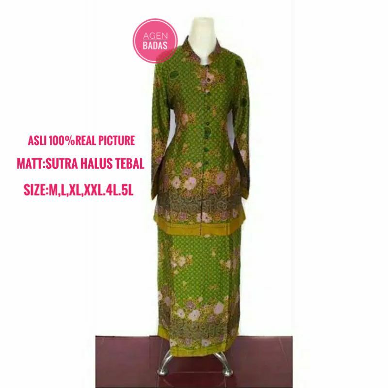 Gamis,Setelan Baju Seragam Batik Muslimat NU Resmi Original Sutra