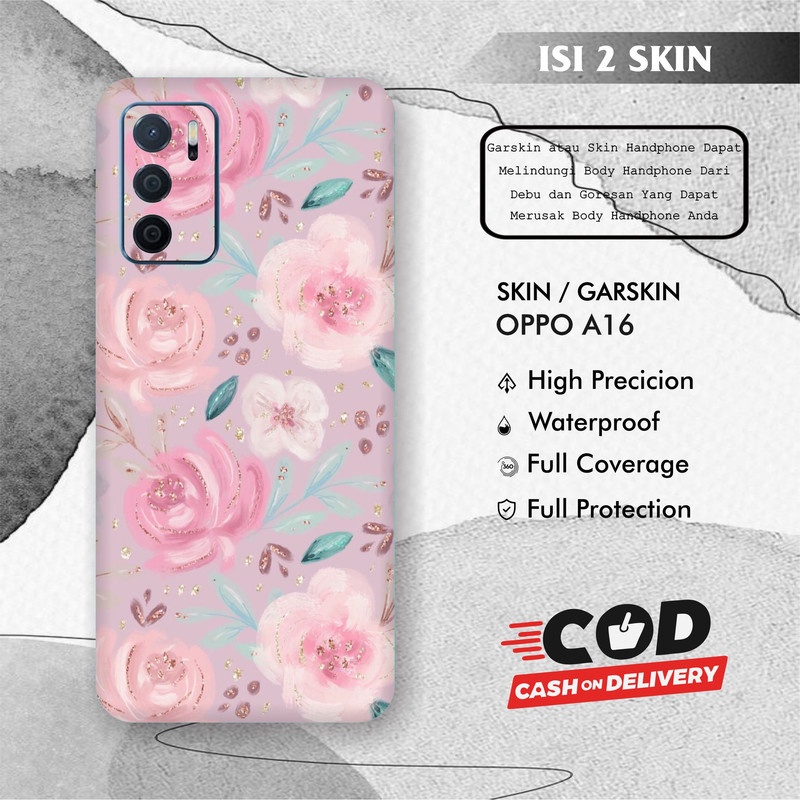 GARSKIN HP/ SKIN HANDPHONE OPPO A16 CUSTOM